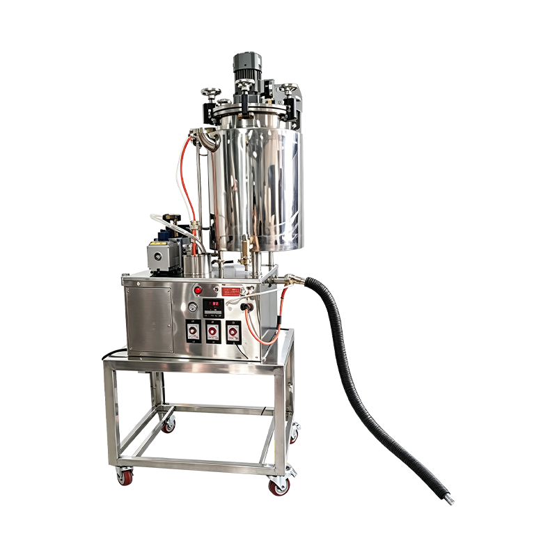 Kozmetik Maskara için Yarı Otomatik Isıtmalı Vakum Dolum Makinesi