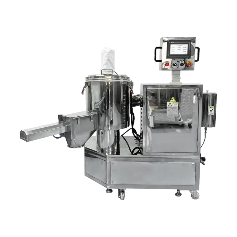 Kozmetik İçin Yağ Püskürtme Sistemli 50L Yüksek Kesme Toz Karıştırıcı Makinesi